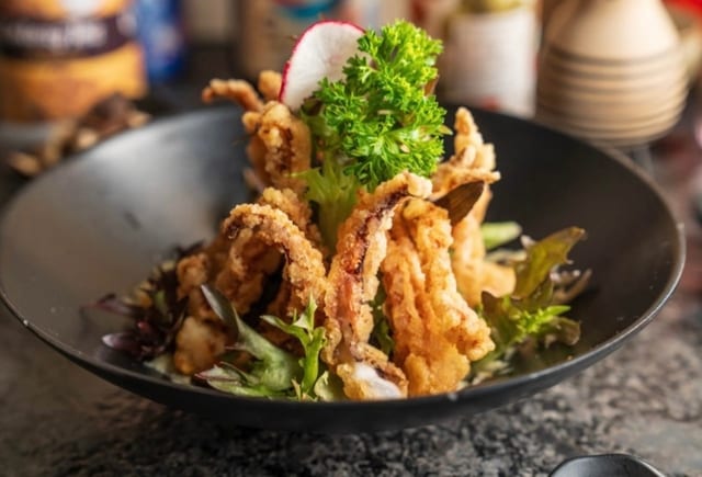 FRIED SQUID LEG.