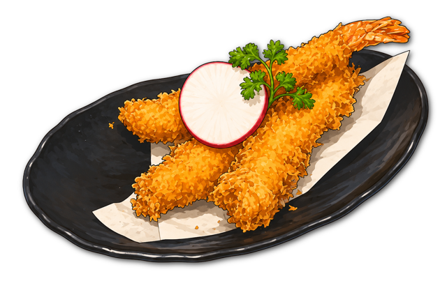 Shrimp Tempura.