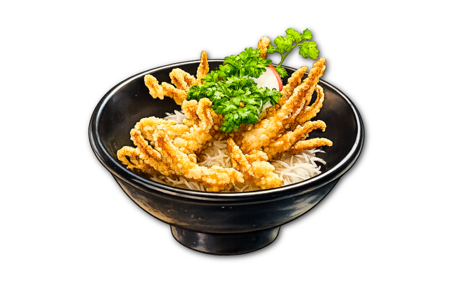 FRIED SQUID LEG.