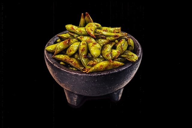 GARLIC EDAMAME.