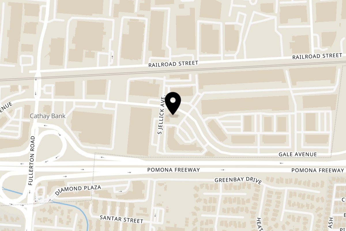 Map showing the location of Slurpin Ramen Bar City of Industry (Rowland Heights) on 18508 Gale Ave in City of Industry